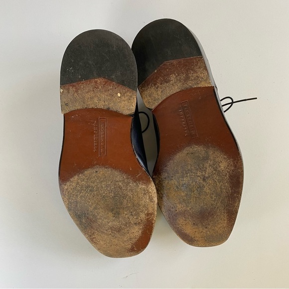 FLORSHEIM Imperial 92662 Triple Wide Derby Black VTG Italy Dress Shoes 9.5 EEE - Picture 3 of 13